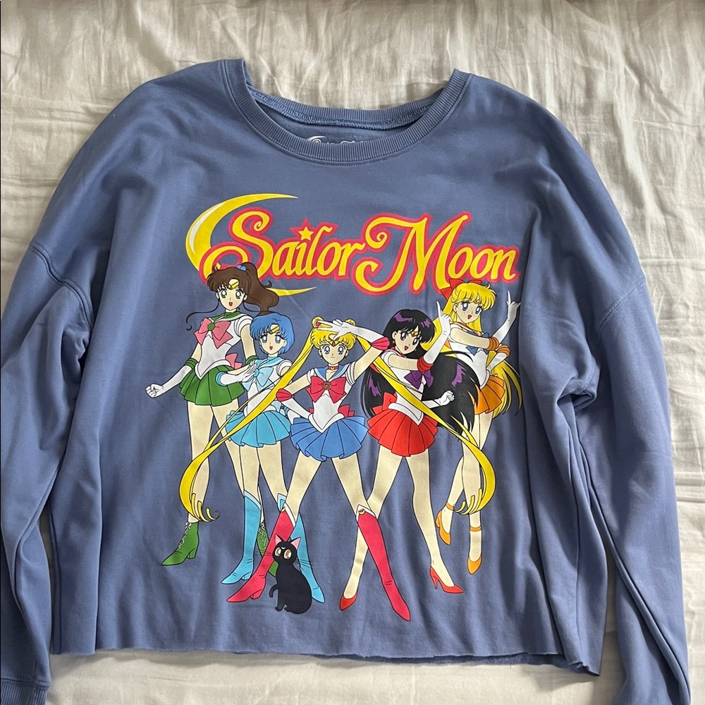 Target Women's Sailor Moon Pajama Top - Blue